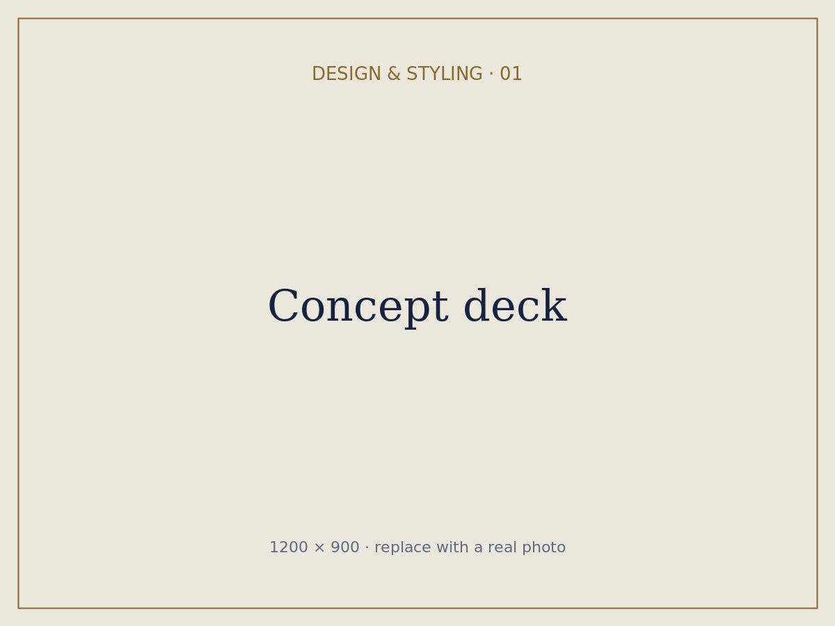 Concept and reference deck