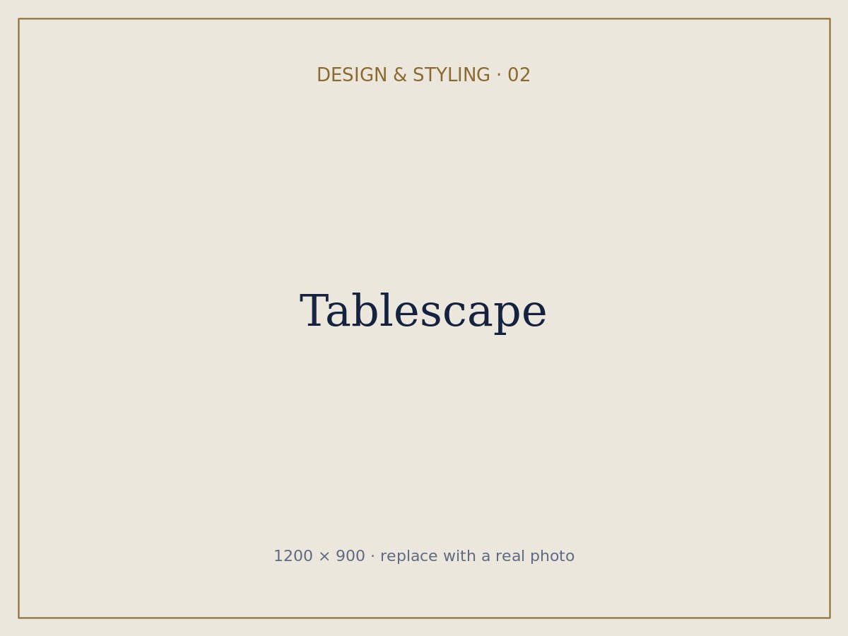 Tablescape