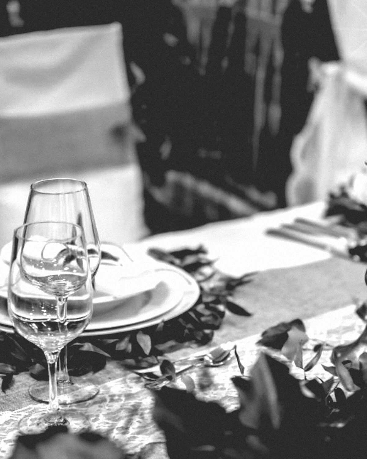 A couple during their first dance